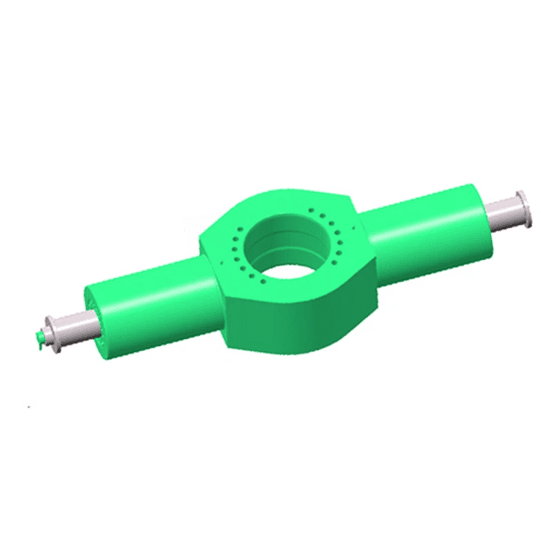 Kettős működésű hidraulikus préshenger