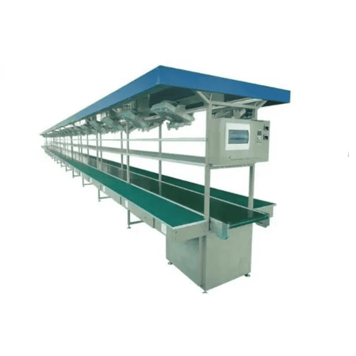 Elektronikus alkatrészek összeszerelő sor